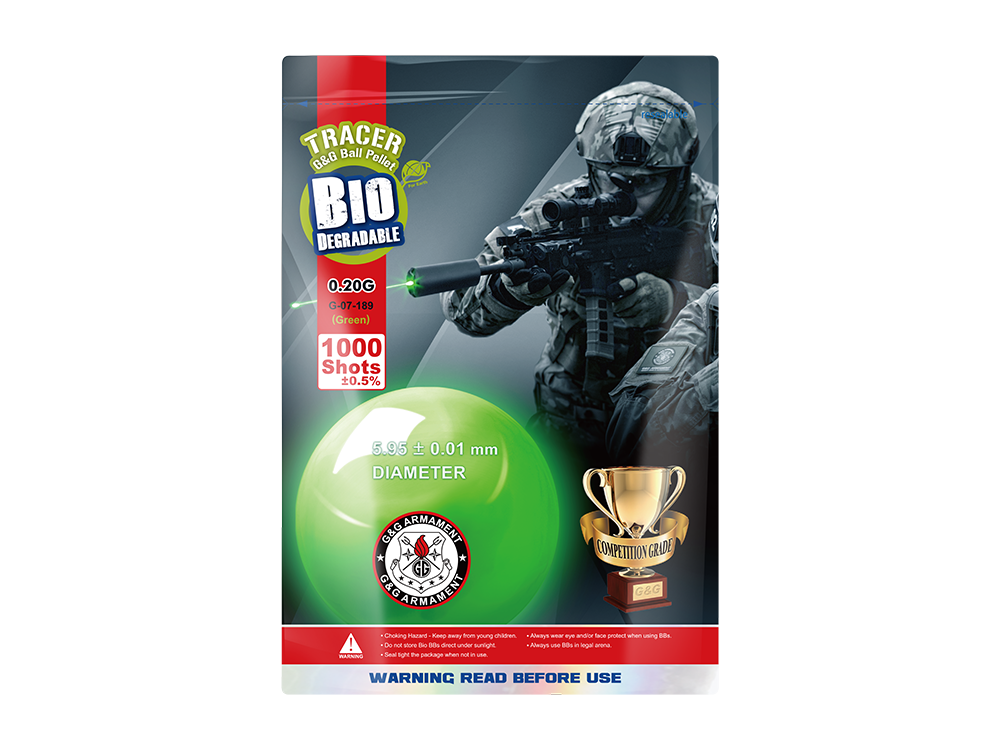 G&G ARMAMENTの高品質トレーサーBB弾で戦略的優位を獲得しましょう